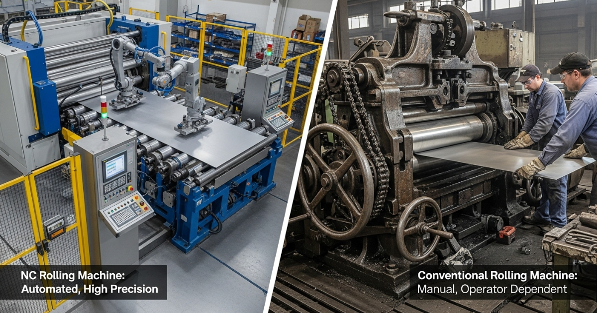 NC Rolling Machine vs Conventional Rolling Machine: Detailed Comparison