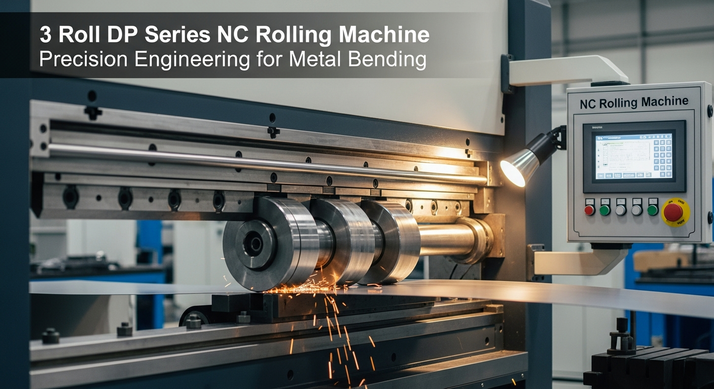 3 Roll DP Series NC Rolling Machine Precision Engineering