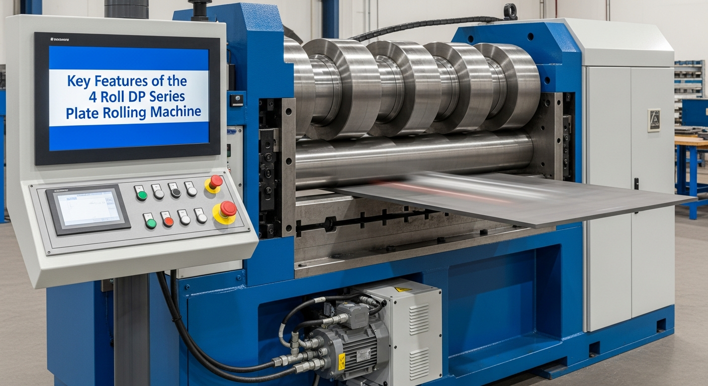 Key Features of the 4 Roll DP Series Plate Rolling Machine