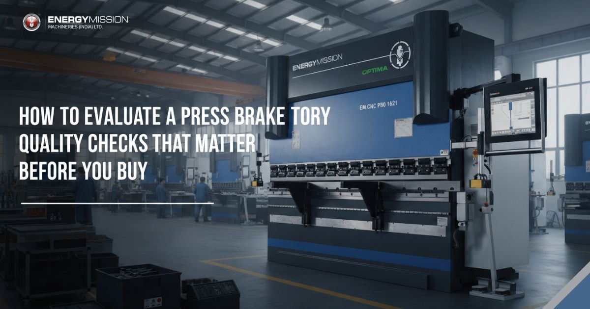 High-performance CNC press brake machine in a manufacturing facility, illustrating quality check standards from a leading CNC press brake machine manufacturer.