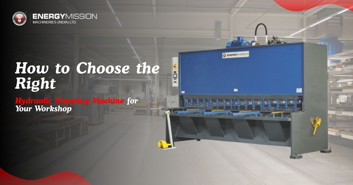 Hydraulic Shearing Machine Workshop