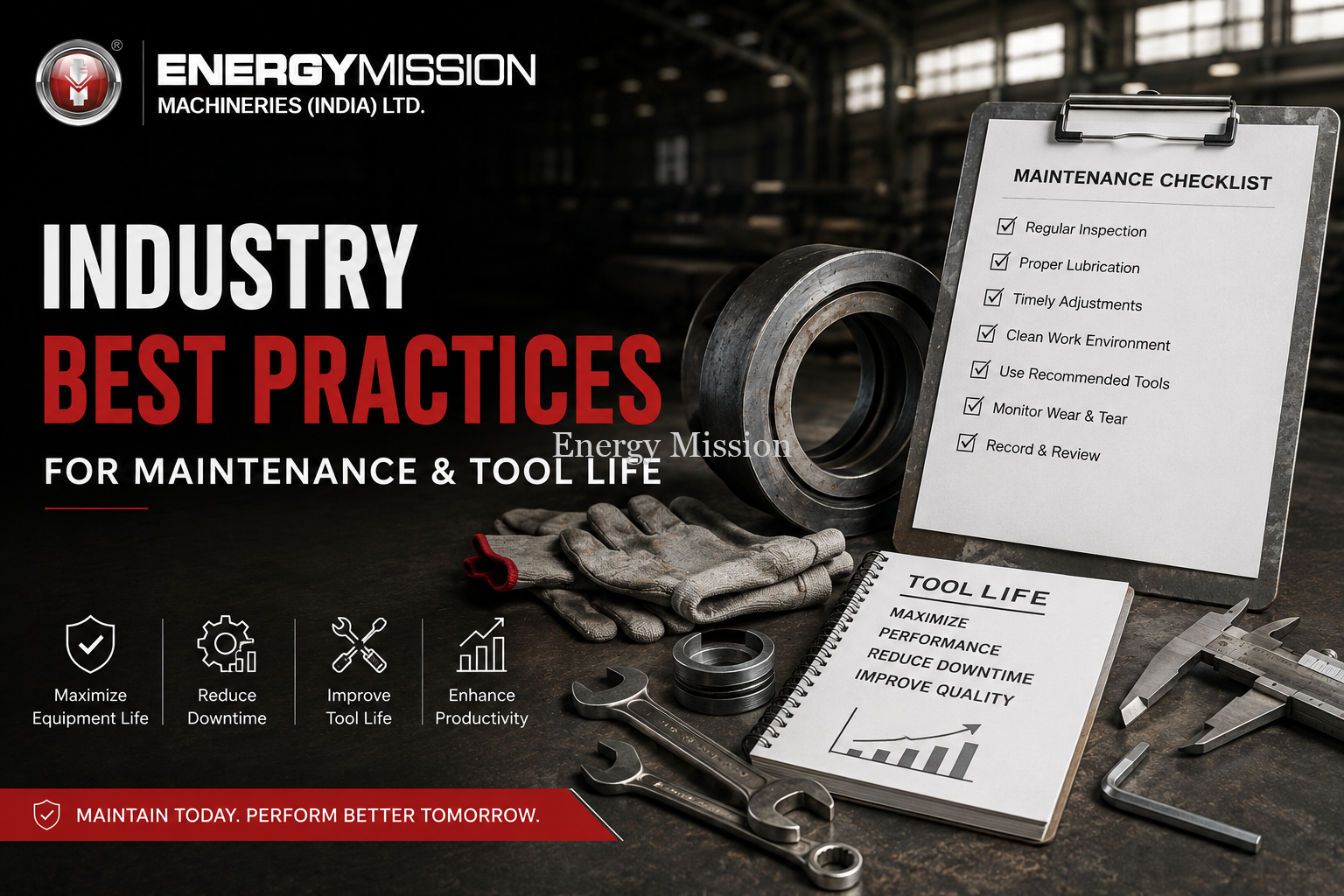Industry Best Practices for Maintenance & Tool Life