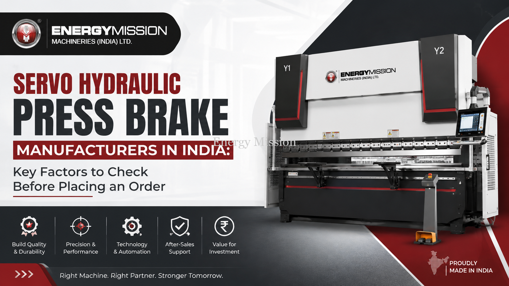 Servo Hydraulic Press Brake Manufacturers in India