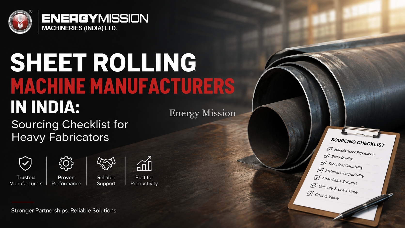 Sheet Rolling Machine Manufacturers in India: Sourcing Checklist for Heavy Fabricators